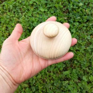 Socle cloche vannerie