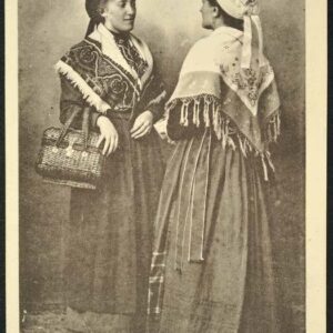 Panier accessoire costume ancien