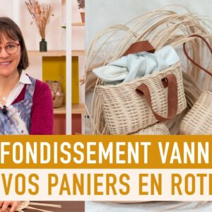 Cours en ligne d’approfondissement de la vannerie en rotin avec Sylvie Bégot